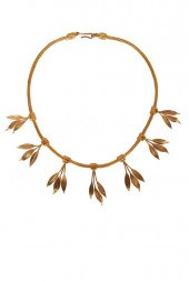 LALAOUNIS: 18 KARAT OLIVE LEAF
