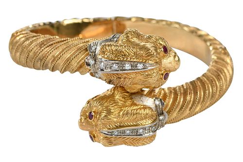 LALAOUNIS 18KT. BRACELEThinged