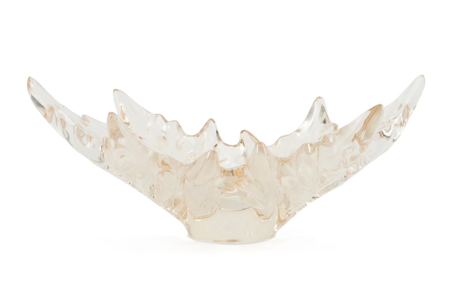 LALIQUE 18" GOLD LUSTRE