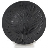 LALIQUE "ALGUES" BLACK CRYSTAL
