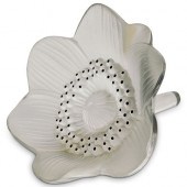 LALIQUE "ANEMONE" CRYSTAL FLOW