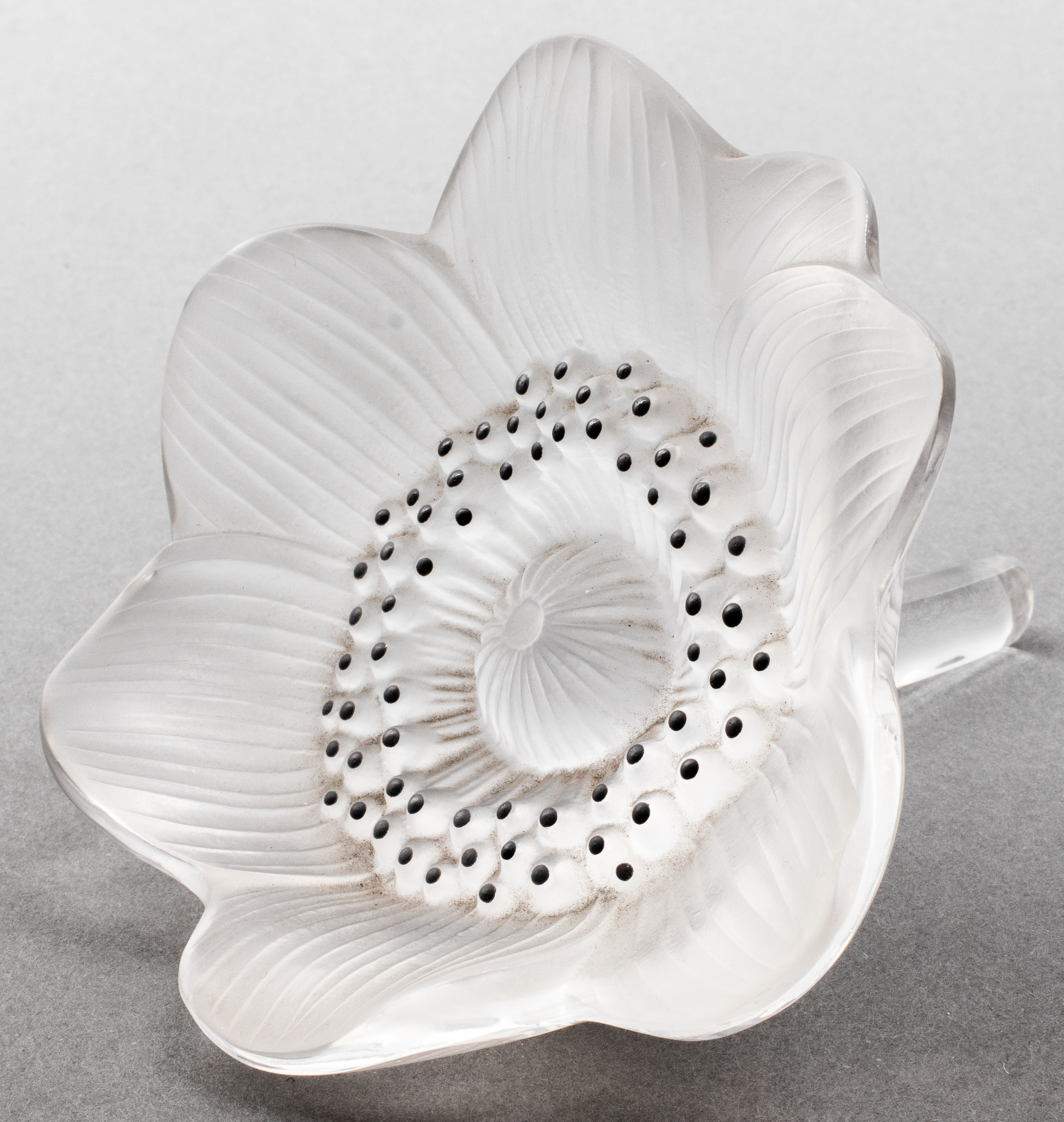 LALIQUE "ANEMONE" FROSTED ART GLASS