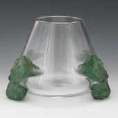 LALIQUE "ANTINEA" VASE 7¾" x 1