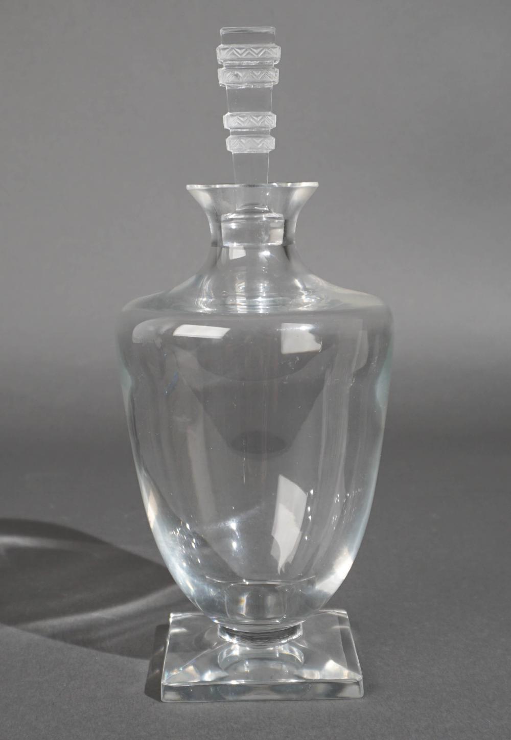 LALIQUE ARGOS CRYSTAL DECANTER H: