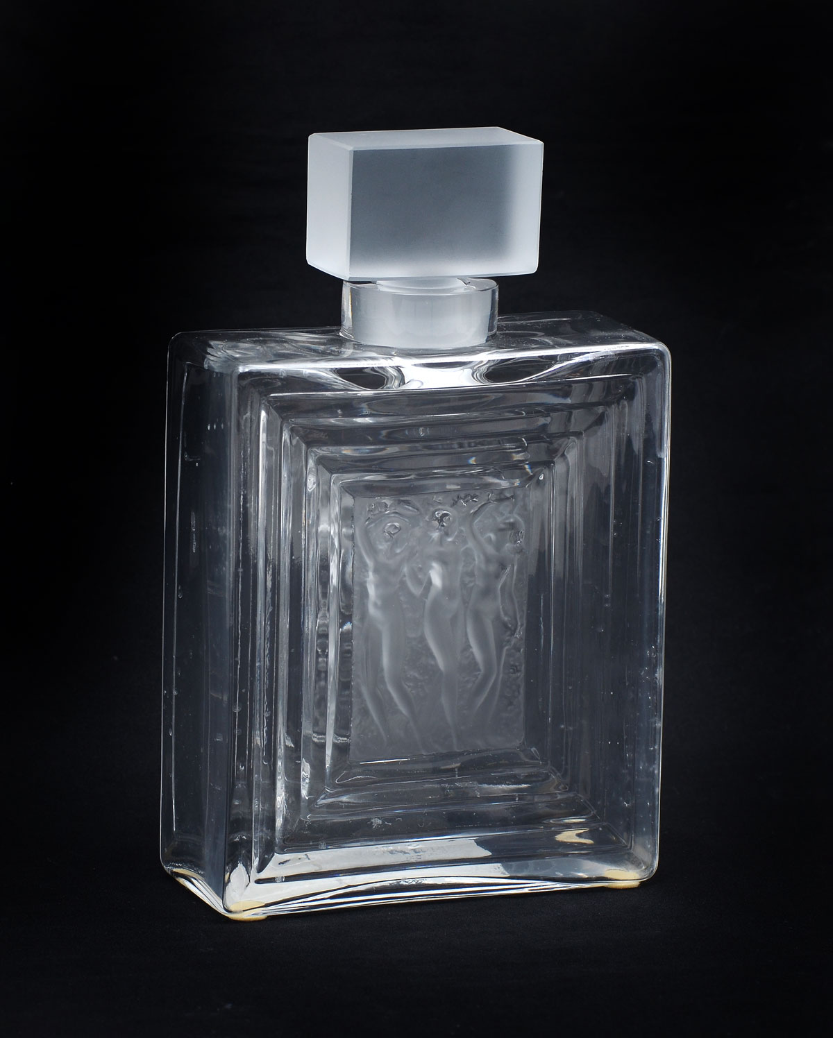 LALIQUE ART DECO DUNCAN PERFUME