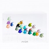 LALIQUE ART GLASS AQUARIUM, 24