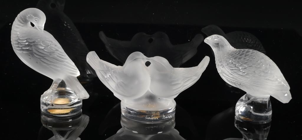 LALIQUE ART GLASS BIRD (3)