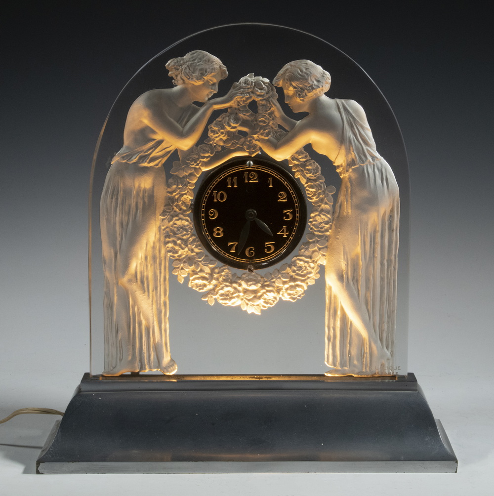 LALIQUE ART GLASS "DEUX