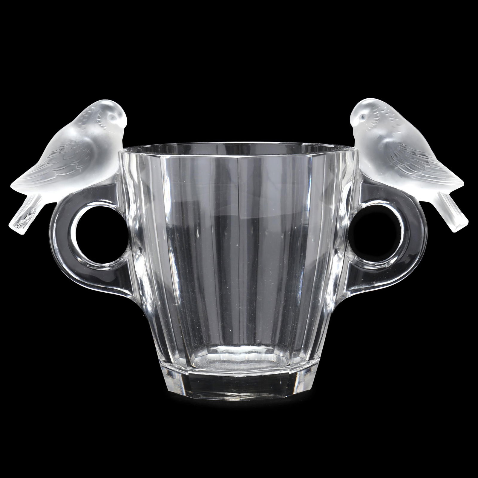 LALIQUE,  AUX DEUX PIGEONS  LARGE