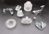 LALIQUE, BACCARAT, DAUM GLASS