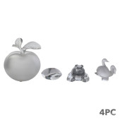LALIQUE & BACCARAT GLASS APPLE