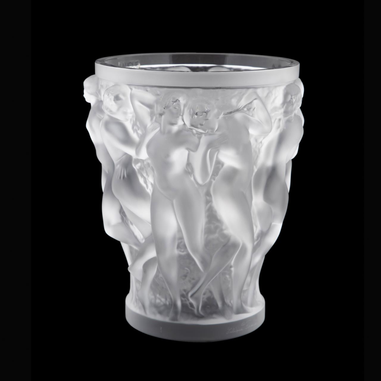 LALIQUE "BACCHANTES" FROSTED