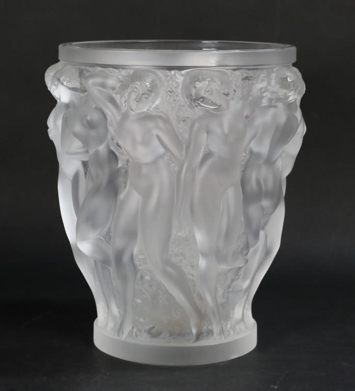 LALIQUE BACCHANTES MOLDED GLASS
