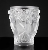 LALIQUE BACCHANTES VASE HEIGHT
