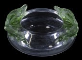 LALIQUE "BAMAKO" ART GLASS BOW