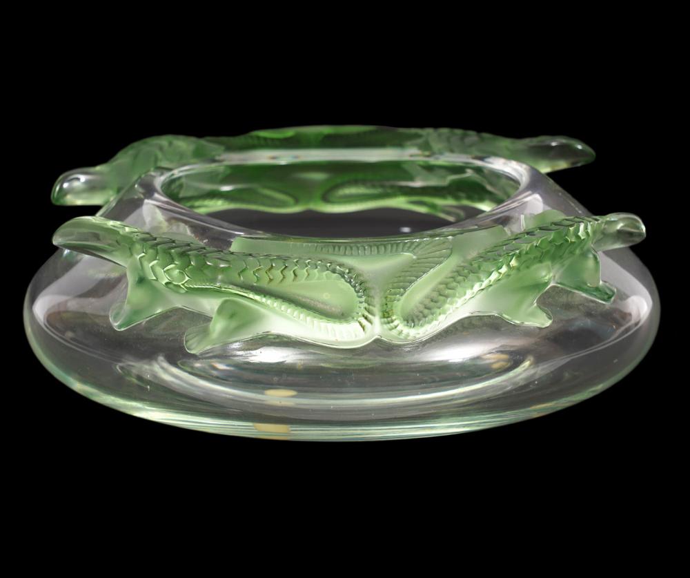 LALIQUE 'BAMAKO' CENTERPIECE BOWL