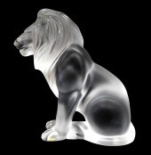 LALIQUE "BAMARA" LION CRYSTAL