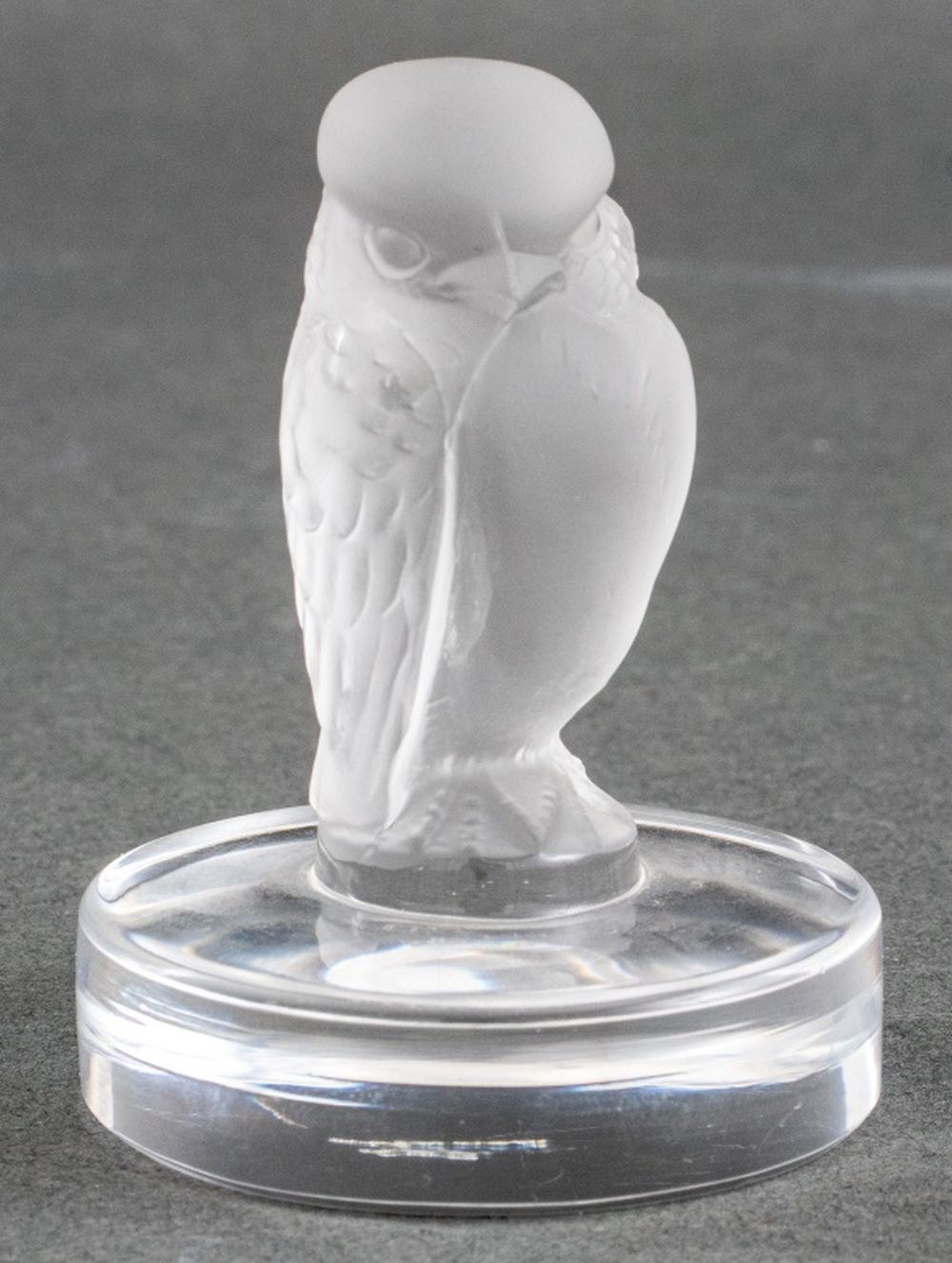 LALIQUE BIRD FROSTED GLASS