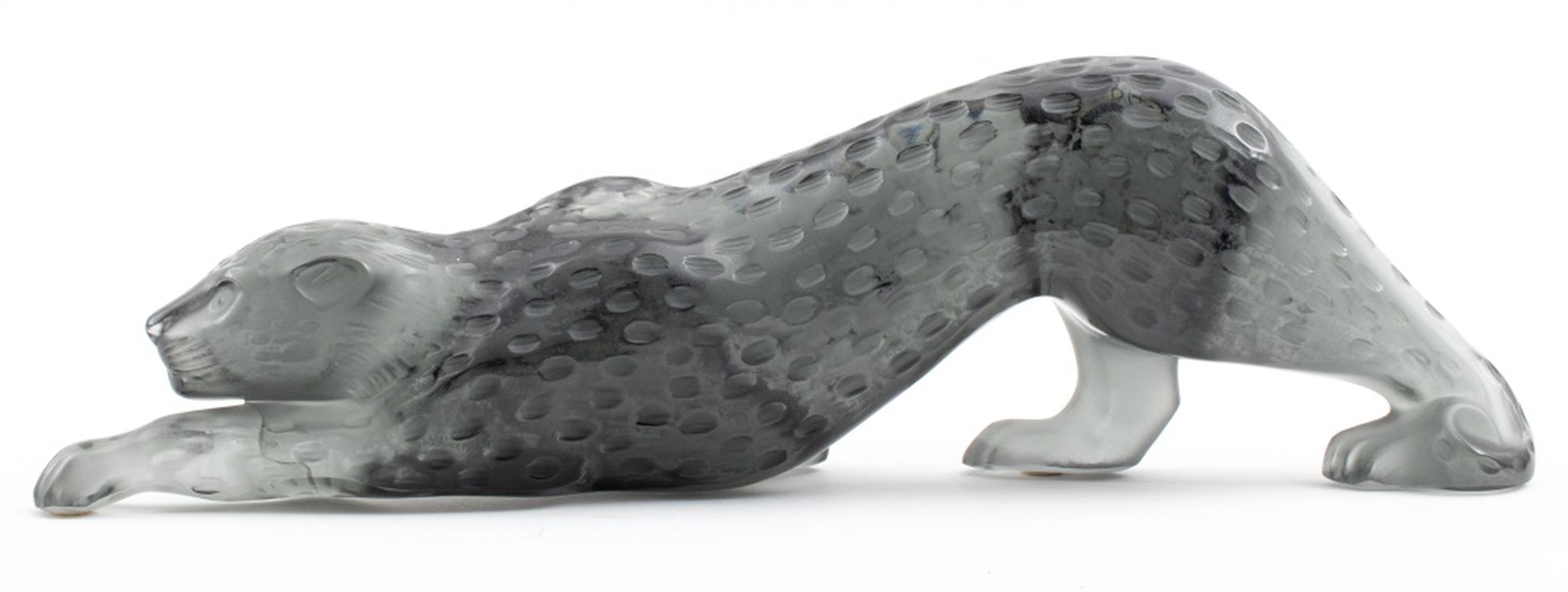 LALIQUE BLACK CRYSTAL RAJAH