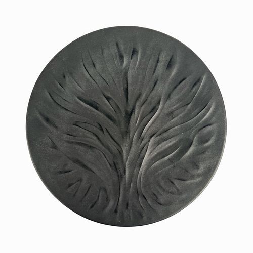 LALIQUE BLACK GLASS "ALGUES" TREE