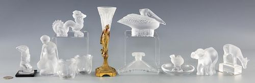 LALIQUE & BROSSE GLASSWARE, 11