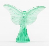 LALIQUE "BUTTERFLY ROSEE" GREE