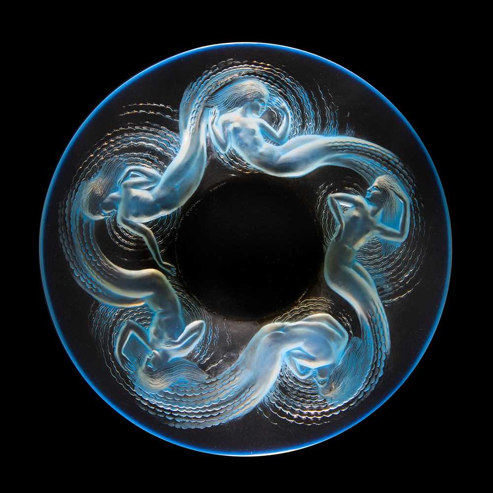 ‡ LALIQUE CALYPSO SHALLOW BOWL