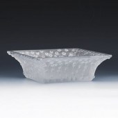 LALIQUE CARREE ROSES BOWL 3 ¼"