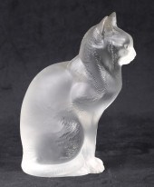 Lalique Chat Assis (sitting ca