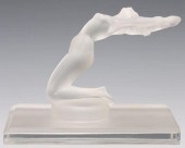 LALIQUE 'CHRYSIS' FROSTED CRYS
