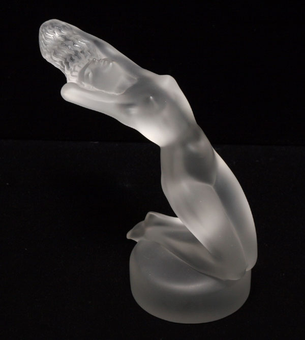Lalique "Chrysis" frosted glass Art
