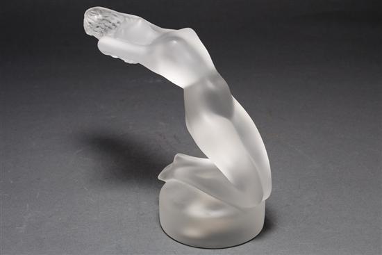 Lalique "Chrysis" frosted glass Art