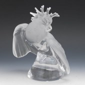 LALIQUE CLEAR AND FROSTED GLAS