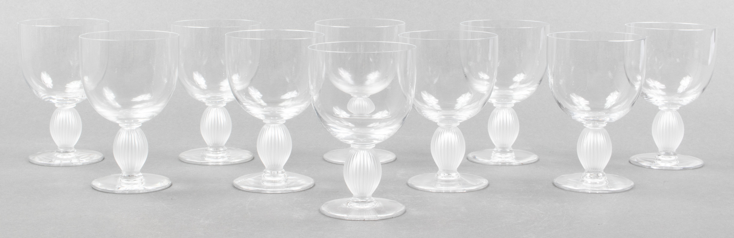LALIQUE CLEAR CRYSTAL LANGEAIS WINE