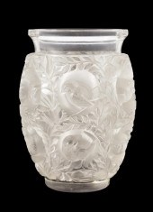 LALIQUE CLEAR & SATIN CRYSTAL