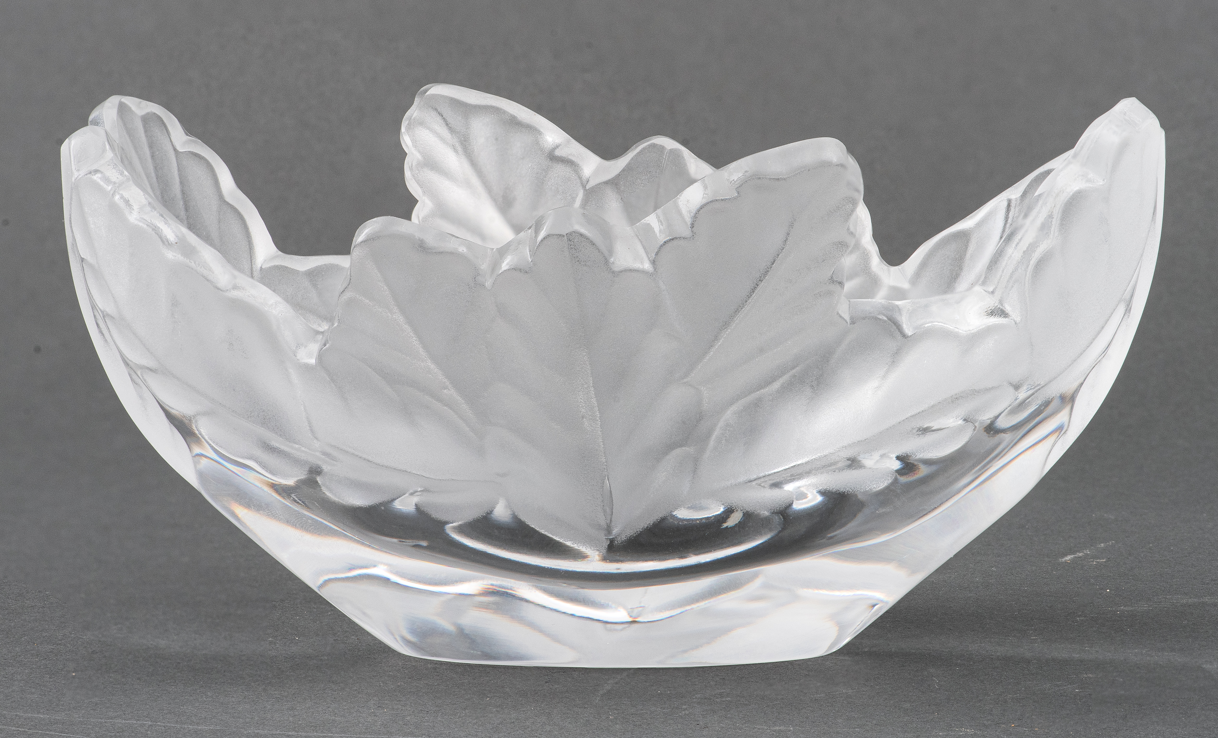 LALIQUE "COMPIEGNE" CRYSTAL BOWL