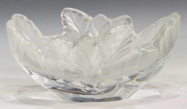LALIQUE 'COMPIEGNE' FROSTED CRYSTAL