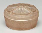 Lalique covered box, quatre pa