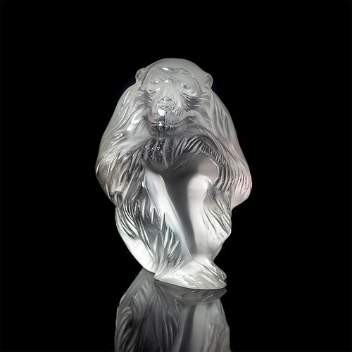 LALIQUE CRYSTAL ANIMAL FIGURINE,