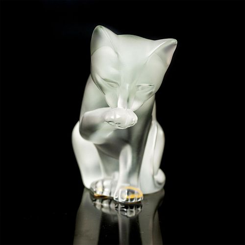 LALIQUE CRYSTAL ANIMAL FIGURINE,