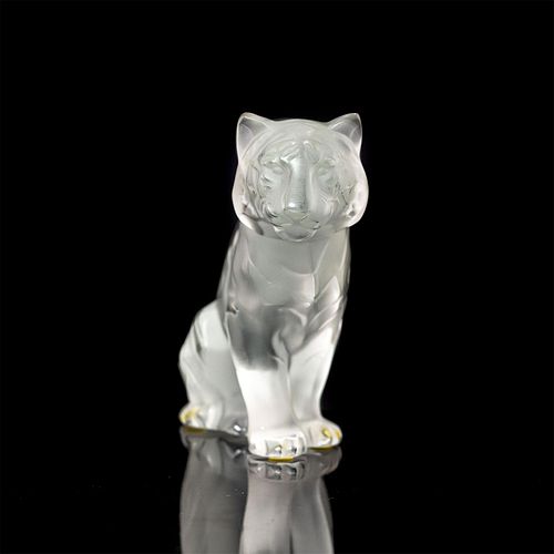 LALIQUE CRYSTAL ANIMAL FIGURINE,