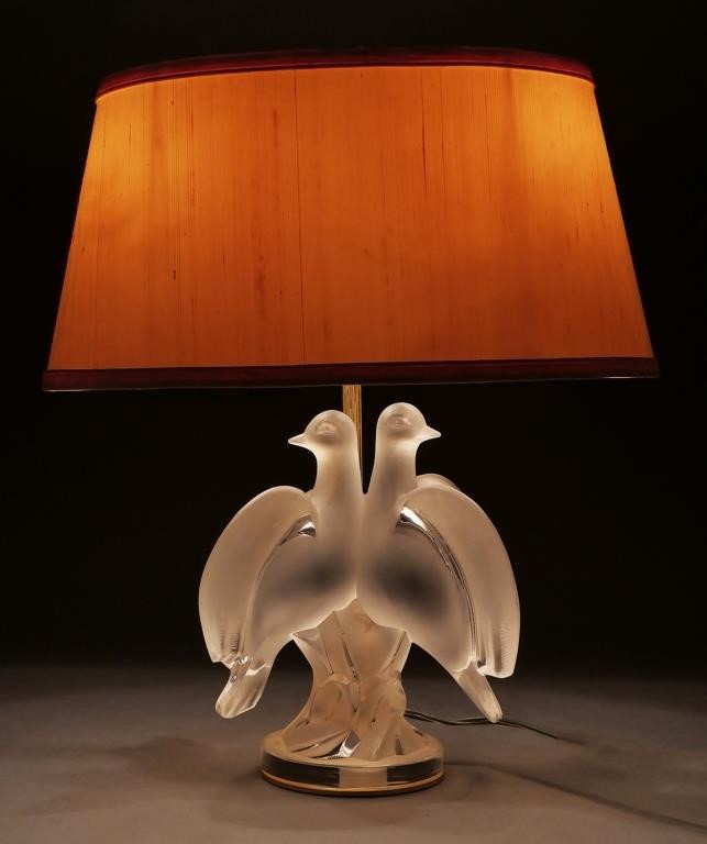 LALIQUE CRYSTAL ARIANA DOUBLE