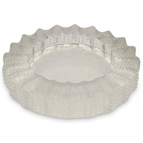 LALIQUE CRYSTAL ASHTRAYDESCRIPTION: