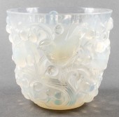 LALIQUE CRYSTAL AVALLON VASE L