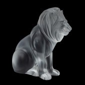 LALIQUE CRYSTAL BAMARA LION FI