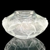 LALIQUE CRYSTAL BIRD VASEA cle