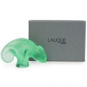 LALIQUE CRYSTAL CHAMELEONDESCR