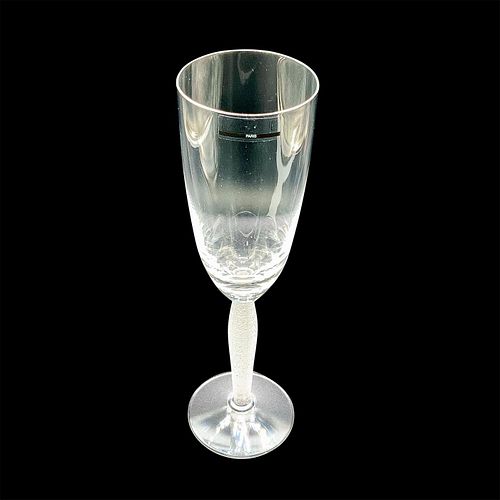 LALIQUE CRYSTAL CHAMPAGNE FLUTE,