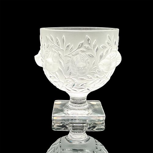 LALIQUE CRYSTAL COMPOTE BOWL,