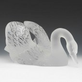 LALIQUE CRYSTAL "CYGNE"
 6 ?"H